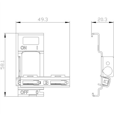 3VA9032-0LB20 - Siemens - Fascetta per maniglia a levetta