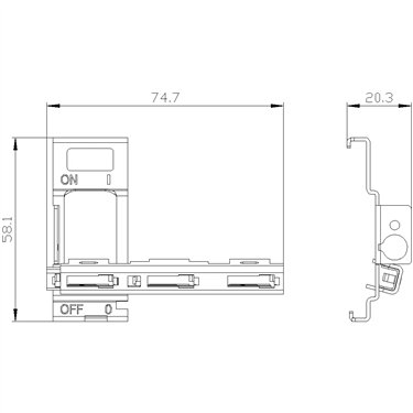 3VA9033-0LB20 - Siemens - Fascetta per maniglia a levetta