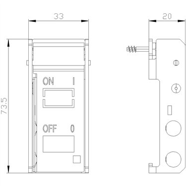 3VA9037-0LB11 - Siemens - Dispositivo a lucchetto per maniglia a levetta
