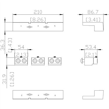 3VA9573-0JG23 - Siemens - Connettore a filo con presa per filo di controllo (3 pezzi)