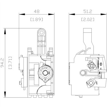 3VA9577-0LF10 - Siemens - Blocco adattatore per vano accessori
