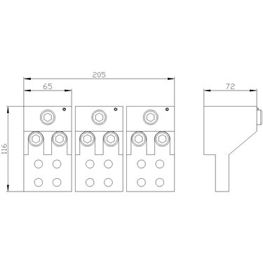 3VA9603-0JJ35 - Siemens - Connettore a filo (3 pezzi)