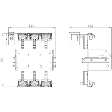 3VA9603-0KP10 - Siemens - Unità plug-in ConVKit per interruttore automatico scatolato (3 poli)