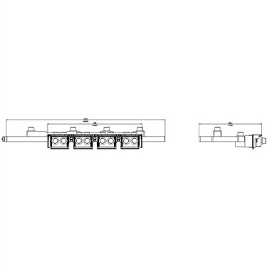 3VA9674-0QE60 - Siemens - Perno di collegamento posteriore piatto orizzontale (4 pezzi)