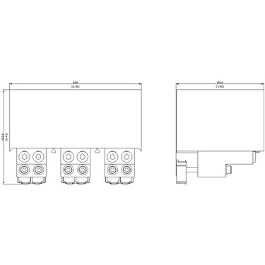 3VA9773-0JJ43 - Siemens - Connettore a filo (3 pezzi)