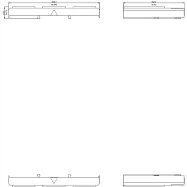 3VA9871-0WD30 - Siemens - Coprimorsettiera corta a 3 poli (1 pezzo)