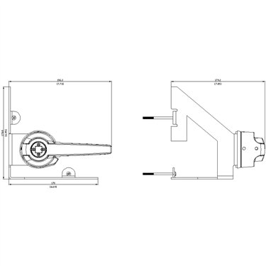 3VA9877-0GC05 - Siemens - Maniglia supplementare per operatore montato su porta