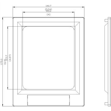 3VA9877-0SB10 - Siemens - Telaio di copertura per il foro della porta