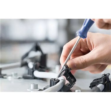 151-01433 HellermannTyton - RCA30LM12-PA66HIRHSUV/ST/ZN-BK