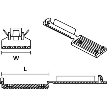 151-03680 HellermannTyton - FKH50APT-A-PA66HIR-BK