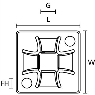 151-10911 HellermannTyton - QM20-PA66-BK