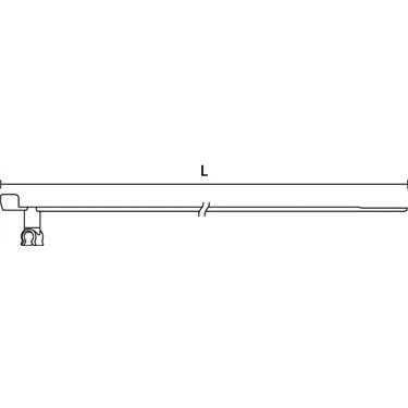 156-01374 HellermannTyton - T50SVC4S-PA66HS/PP-BK/NA