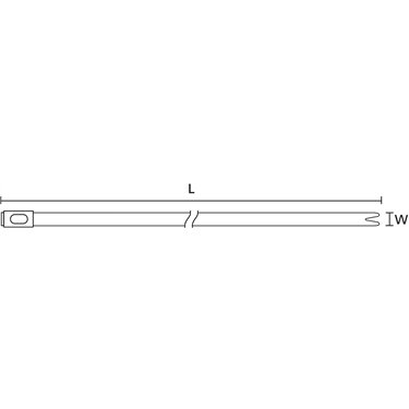 111-00294 HellermannTyton - MBT8HFC-SP/SS316-BK