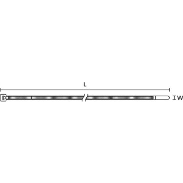 111-12219 HellermannTyton - T120I-PA66-NA