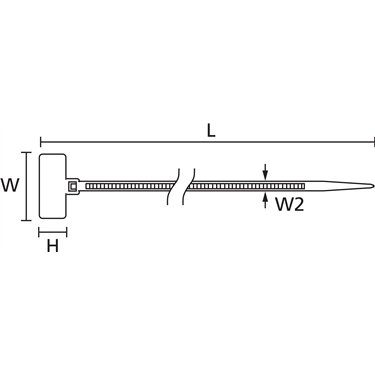 111-81919 HellermannTyton - IT18FL-PA66-NA