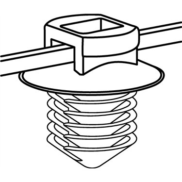 111-85810 HellermannTyton - T50RFT10-PA66HS-BK