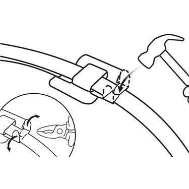 111-91181 HellermannTyton - MLT24SSC10-SS316/SP-BK
