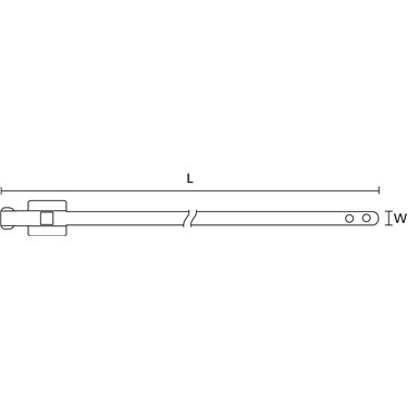 111-95080 HellermannTyton - MLT8SS10-SS316-ML