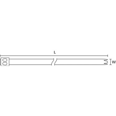 111-95209 HellermannTyton - MBT20XH-SS316-ML