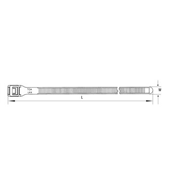 112-18101 HellermannTyton - PE400-PA66-BU