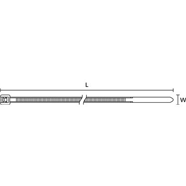 112-52112 HellermannTyton - CTT60R-PA66HS-BK