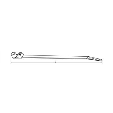 113-05060 HellermannTyton - T50MR-PA66W-BK