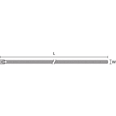 115-00005 HellermannTyton - LR55R-PA66-GN