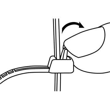 115-00006 HellermannTyton - LR55R-PA66-BU