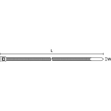 115-02202 HellermannTyton - RELK2R-PA66-NA