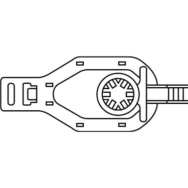 115-07110 HellermannTyton - RT50RS5-PA66-BK