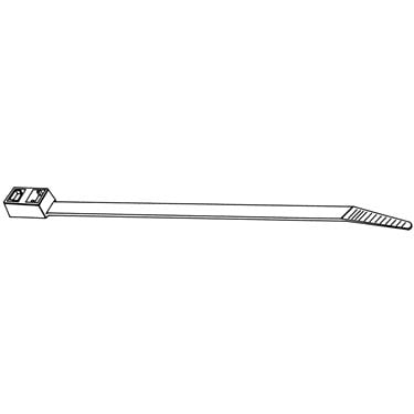 117-00008 HellermannTyton - T50LDH-PA66HS-BK