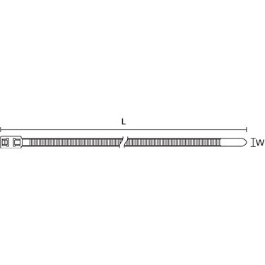 117-05002 HellermannTyton - T50RDH-PA66-NA