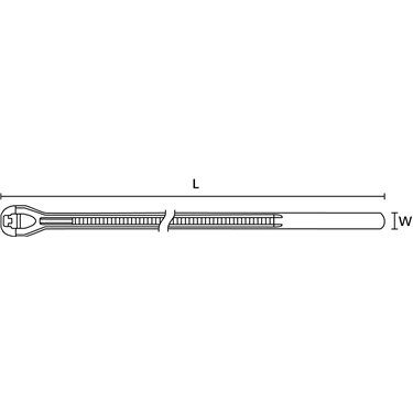 118-00089 HellermannTyton - V150R-PA66HS-NA