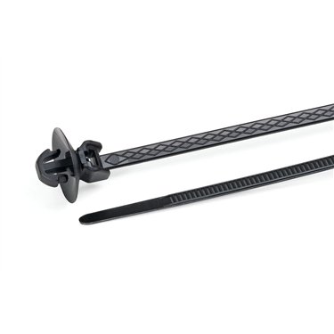 126-00341 HellermannTyton - T30SOSASSFT6.5x4.0E-PA66HS-BK