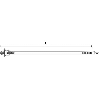 126-02300 HellermannTyton - T50SST5-PA66-NA