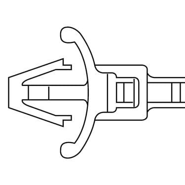 126-03000 HellermannTyton - YQR10016-PA66-GY