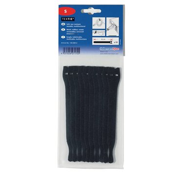130-00012 HellermannTyton - TEXTIE S-PA66/PP-BK