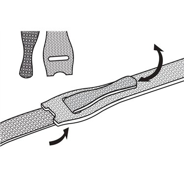 130-00014 HellermannTyton - TEXTIE M-PA66/PP-RD