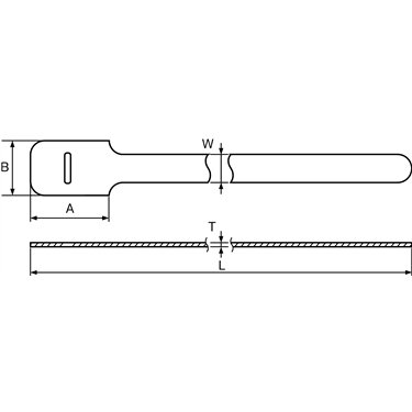 130-00014 HellermannTyton - TEXTIE M-PA66/PP-RD