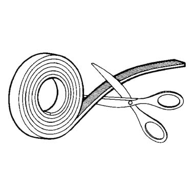 130-00022 HellermannTyton - TEXTIE 25M-PA66/PP-BK