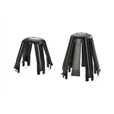 148-00098 HellermannTyton - SpotClip-II-PA66GF15-BK