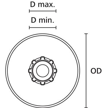 148-00102 HellermannTyton - SpotClip-Caps 16/25-PA66HS-BK