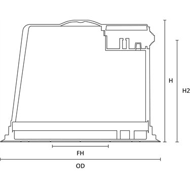 148-00123 HellermannTyton - SpotClip-Box FR-PA66HS-BK