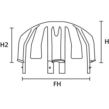148-00146 HellermannTyton - SpotClip-IV-Slim-PA66GF15-BK