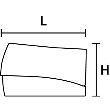 148-90023 HellermannTyton - HECL-2/1-PA66-WH