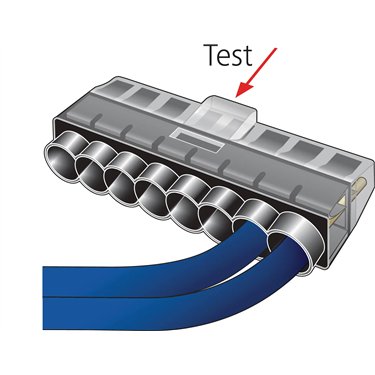 148-90041 HellermannTyton - HCPM-8-PC-BK/CL