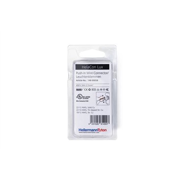 148-90058 HellermannTyton - HECL-2/1-Blister-PA66-WH