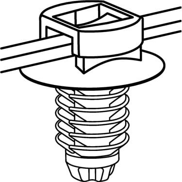 150-00700 HellermannTyton - T50IFT7-PA66HS-BK