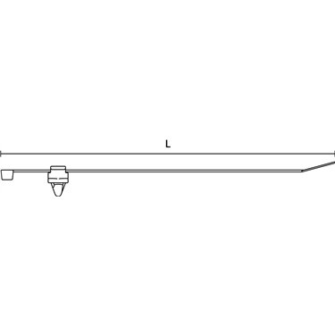 150-37591 HellermannTyton - T50RFT6OVAL-PA66HS/PA66HIRHS-BK