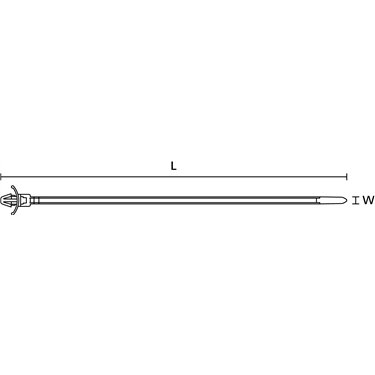150-48397 HellermannTyton - T80RFT6X12-PA46-GY